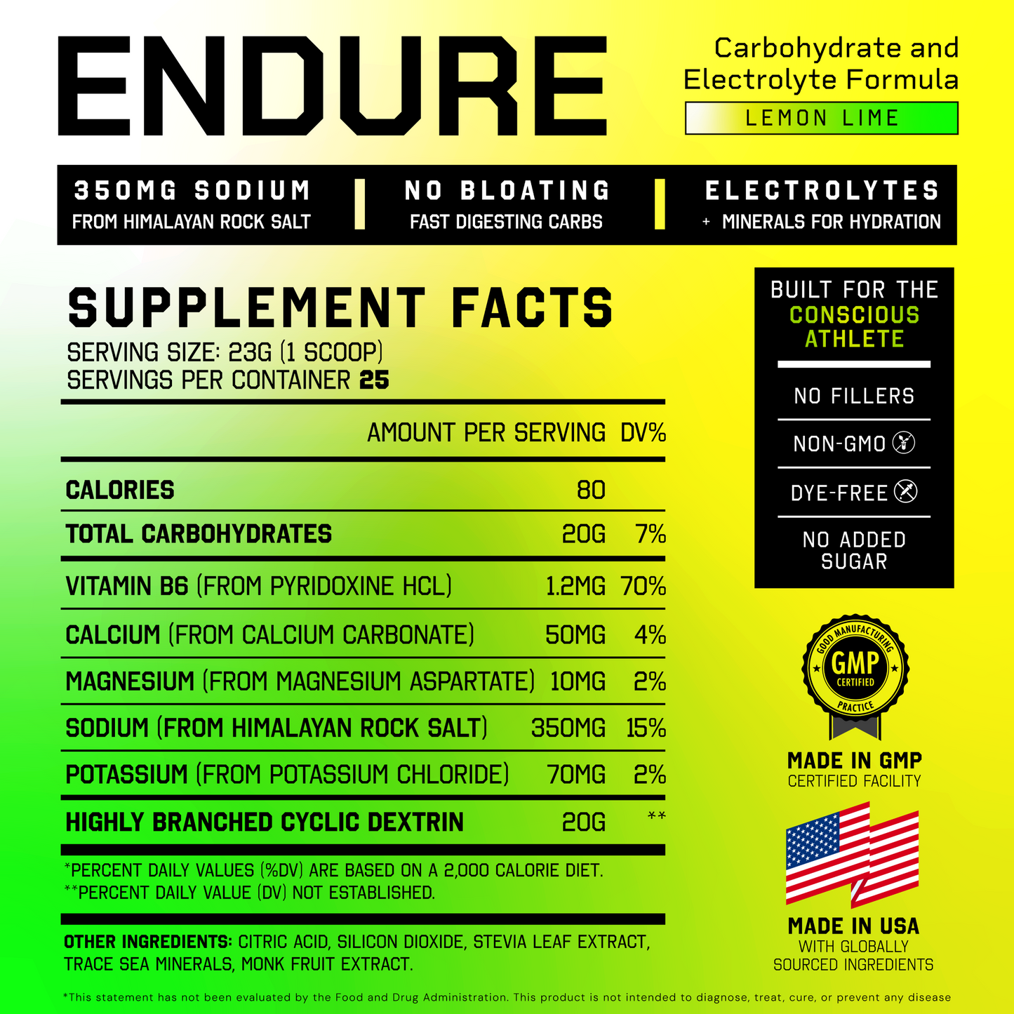 ENDURE - Carbohydrate & Electrolyte Formula